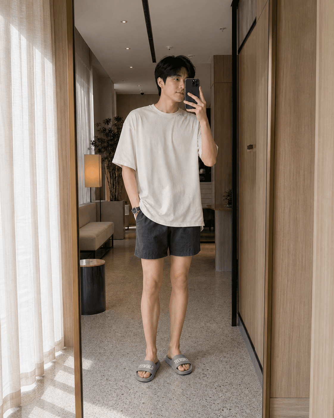 Cuối tuần với Mono với sản phẩm Teeworld Dép Teeworld Mono · Xám