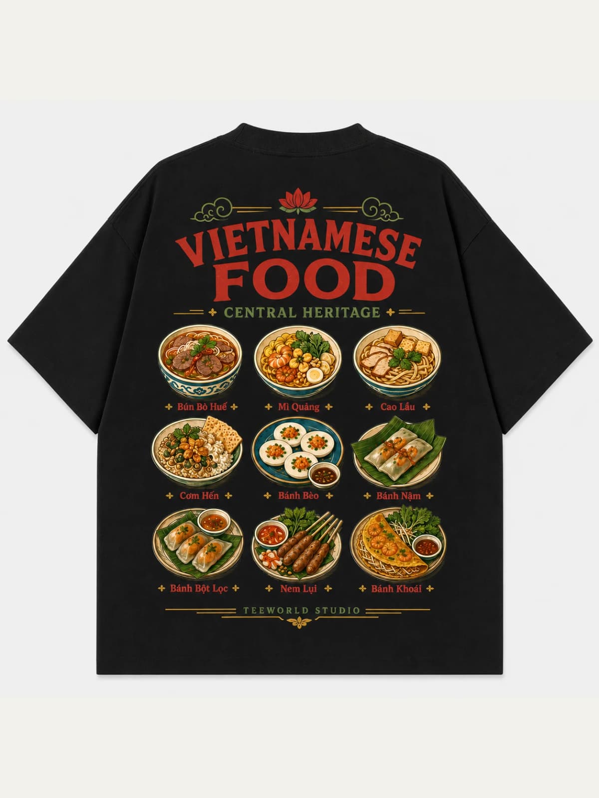 Ảnh sản phẩm Bản Đồ Món Miền Trung Tee