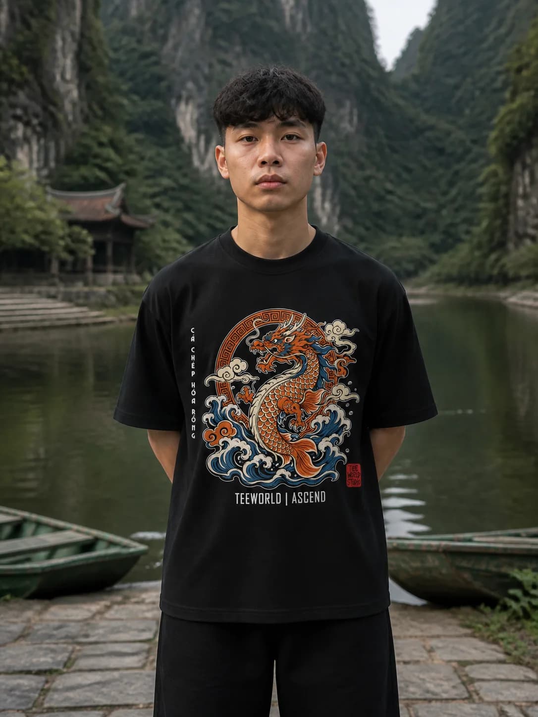 Cá Chép Hóa Rồng Tee